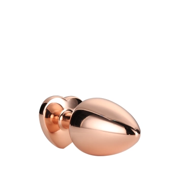 GLEAMING LOVE ROSE GOLD PLUG LARGE