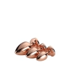 GLEAMING LOVE ROSE GOLD PLUG SET