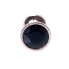 Biżuteria analna ze stali z diamentem HeavyFun Red Gold 7 cm