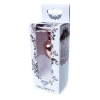 Biżuteria analna stalowa HeavyFun Red Gold Clear 7 cm