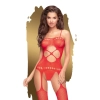 Bodystocking top pończochy otwarte krocze sex s-l