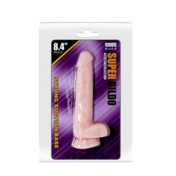 Dildo realistyczne penis z jądrami przyssawką 21cm