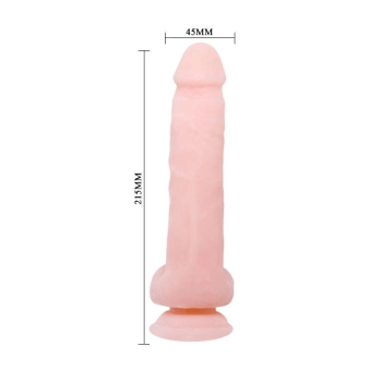 Dildo realistyczne penis z jądrami przyssawką 21cm