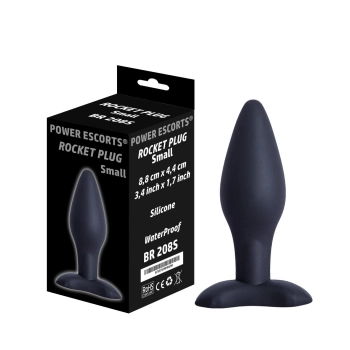 Rocket Plug Silicone small black