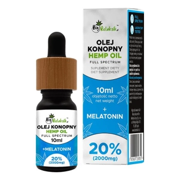 Olej konopny 20% Recovery Sport- 10ml – z melatoniną