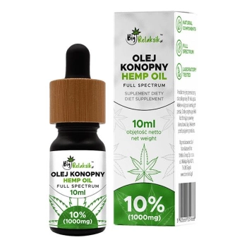 Olej konopny 10% Full Spectrum - 10ml - 1000mg