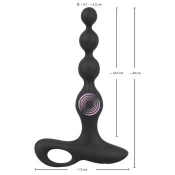 Koraliki kulki analne do pupy wibracje 20cm 10tryb