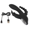 Wibrator króliczek Sweet Smile potrójny USB 20,8 cm