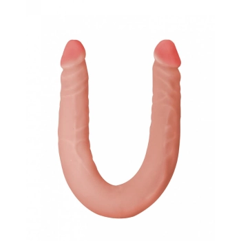 Dildo dwustronne penis członek sex cyberskóra 44cm