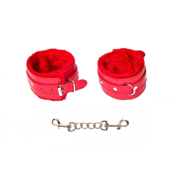 Kajdanki Ankle cuffs Party Hard Eternity Red