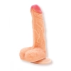 Naturalne dildo członek z jądrami przyssawka 17cm