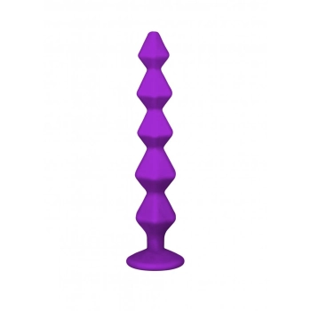 Anal bead with crystal Emotions Buddy Purple