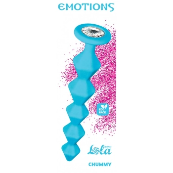 Anal bead with crystal Emotions Chummy Turquoise