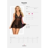 Bielizna-Sweetia babydoll i stringi czarna L/XL