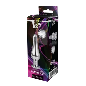 GLEAMING LOVE SILVER PLEASURE PLUG L