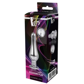 GLEAMING LOVE SILVER PLEASURE PLUG L