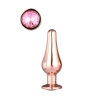 GLEAMING LOVE ROSE GOLD PLEASURE PLUG S