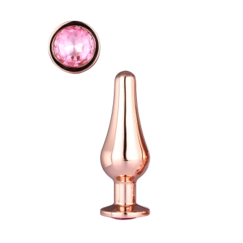 GLEAMING LOVE ROSE GOLD PLEASURE PLUG S