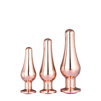 GLEAMING LOVE PLEASURE SET ROSE GOLD