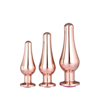 GLEAMING LOVE PLEASURE SET ROSE GOLD