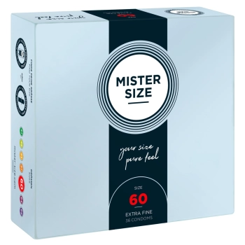 Mister Size 60mm pack of 36