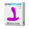 Masażer prostaty silikonowy Pretty Love Backie fioletowy USB 30 funkcji