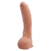 Dildo realistyczne ssące zakrzywione Baile Beautiful Jack cieliste 26 cm