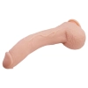 Dildo realistyczne ssące zakrzywione Baile Beautiful Jack cieliste 26 cm