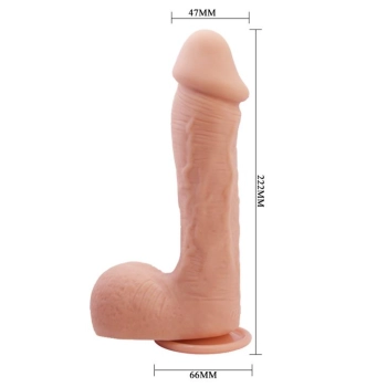 Dildo realistyczne sztuczny penis przyssawka 22cm