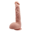 Elastyczne realistyczne dildo 24 cm żylaste skóra