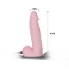 Nadmuchiwany powięszany strap-on penis dildo 16cm