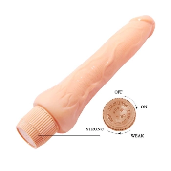 Wibrator realistyczny penis smukły członek 25cm