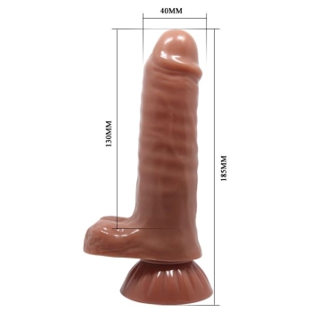 Realistyczny penis dildo członek przyssawka 18cm