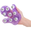 Roller Balls Massage Glove - Purple