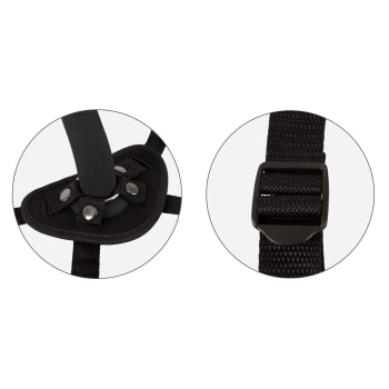 RC Vibrating Strap-On black