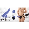 RC Vibrating Strap-On purple