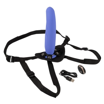 RC Vibrating Strap-On purple