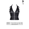 Bielizna - BRLUDMILA001 top czarny rozmiar S