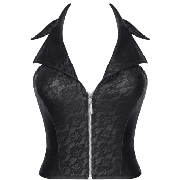 Bielizna - BRLUDMILA001 top czarny rozmiar S