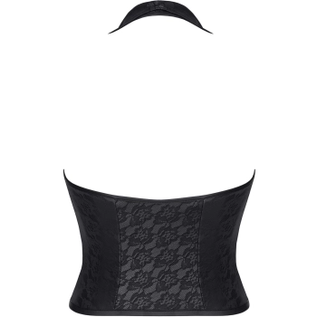 Bielizna - BRLUDMILA001 top czarny rozmiar S