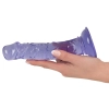 Strap-on na szelkach z żylastym giętkim dildo 19cm