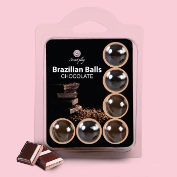 SET 6 BRAZILIAN BALLS CHOCOLATE