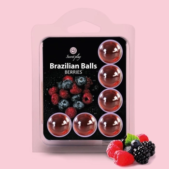 SET 6 BRAZILIAN BALLS BERRIES