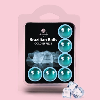 SET 6 BRAZILIAN BALLS COLD EFFECT