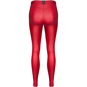 Bielizna - BRLIDIA001 legginsy czerwone rozmiar S