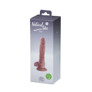 Naturalne realistyczne dildo penis przyssawka 18cm