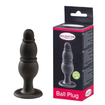 Gruby korek analny zatyczka plug z przyssawką 12cm