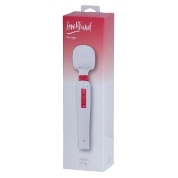 MINDS of LOVE Love Wand Massager white/ red