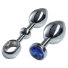 MALESATION Alu-Plug with handle & crystal large, chrome