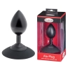 MALESATION Alu-Plug with suction cup large, black